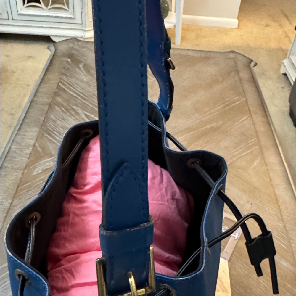 Louis Vuitton Epi Noé bucket bag in Toledo blue leather. - Picture 6 of 15